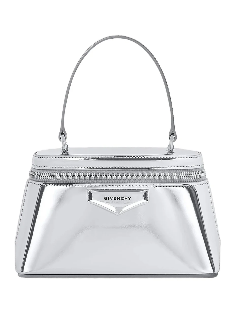 Women's Antigona Vanity Bag in Mirror Effect Leather Women's Antigona Vanity Bag in Mirror Effect Leather
