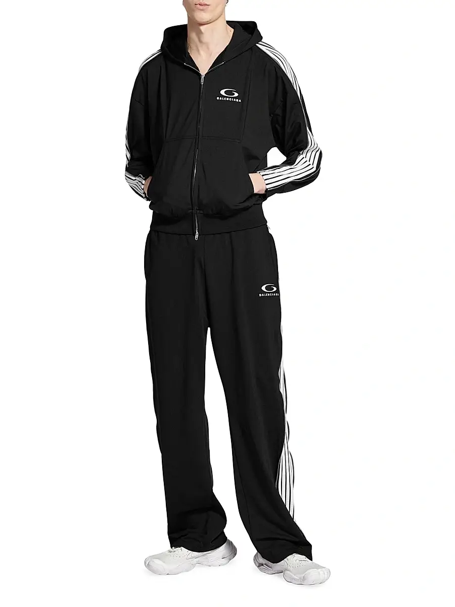 Balenciaga Women's Loop Sports Icon Zipped Zip-Up Hoodie | Thumbnail 7 Balenciaga Women's Loop Sports Icon Zipped Zip-Up Hoodie | Thumbnail 7