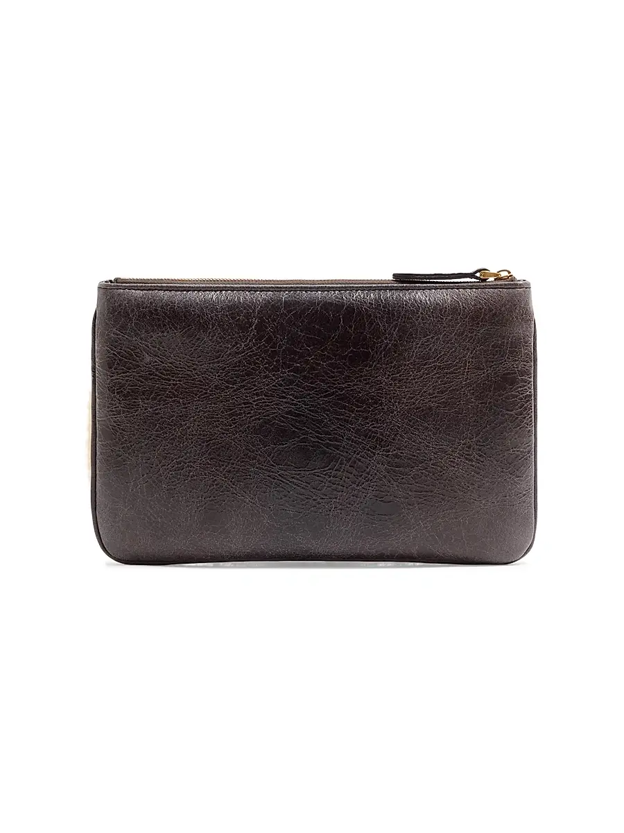 Valentino Garavani Women's Viva Superstar Sheepskin Pouch - Brown Beige | Thumbnail 4 Valentino Garavani Women's Viva Superstar Sheepskin Pouch - Brown Beige | Thumbnail 4