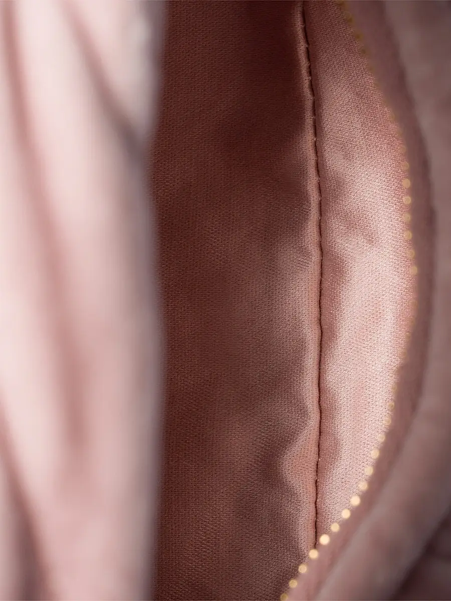 Miu Miu Women's Wander Matelassé Velvet Mini Top Handle Bag - Pink | Thumbnail 7