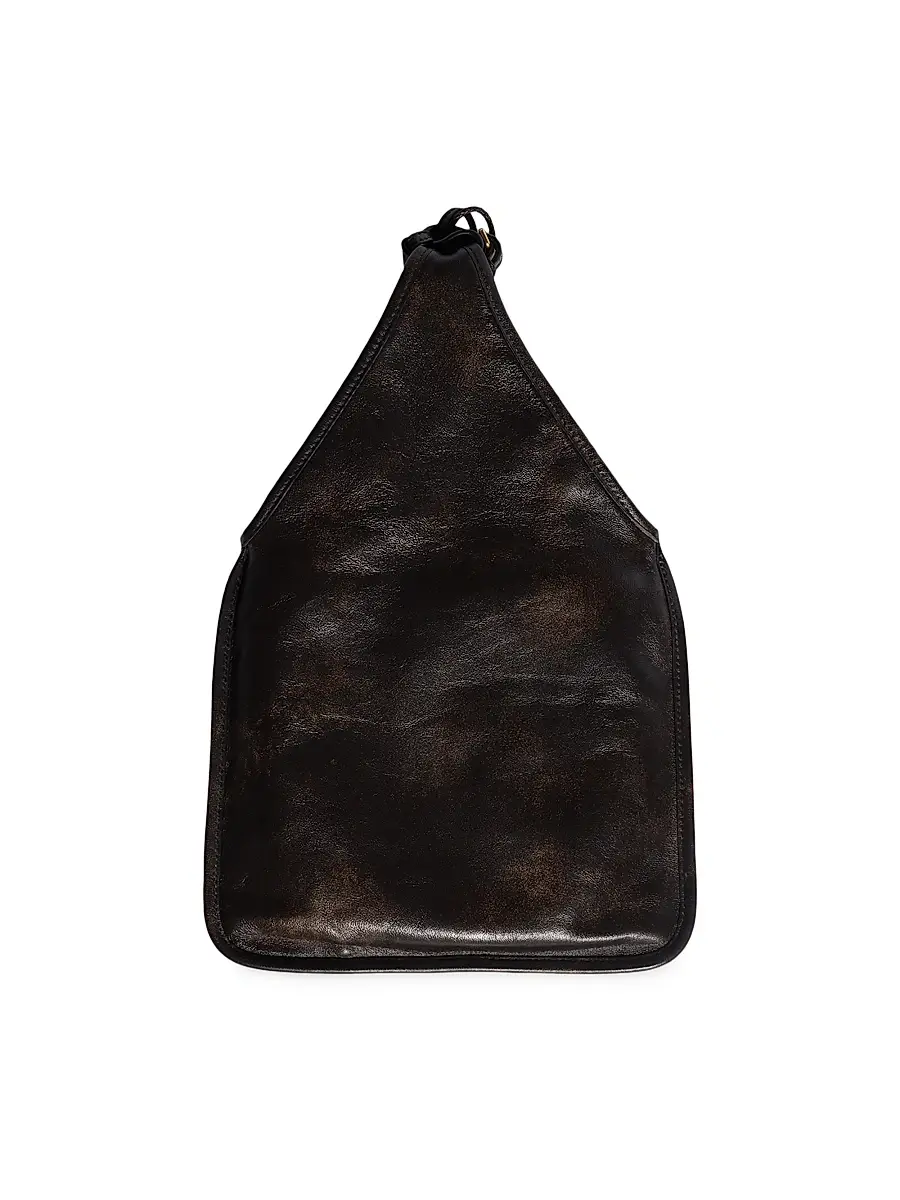 Miu Miu Women's Embroidered Nappa Leather Top Handle Bag - Brown | Thumbnail 5