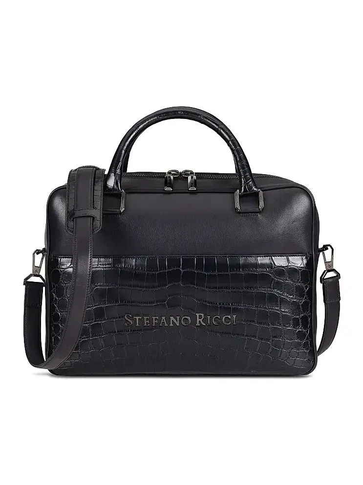 Stefano Ricci Men's Leather Business Bag