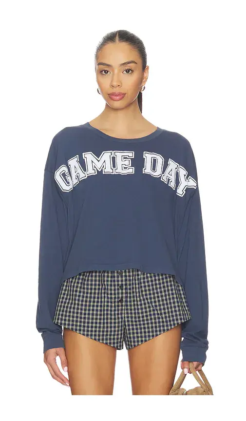DAYDREAMER Game Day Meet & Greet Long Sleeve Top | Image 1 DAYDREAMER Game Day Meet & Greet Long Sleeve Top | Image 1