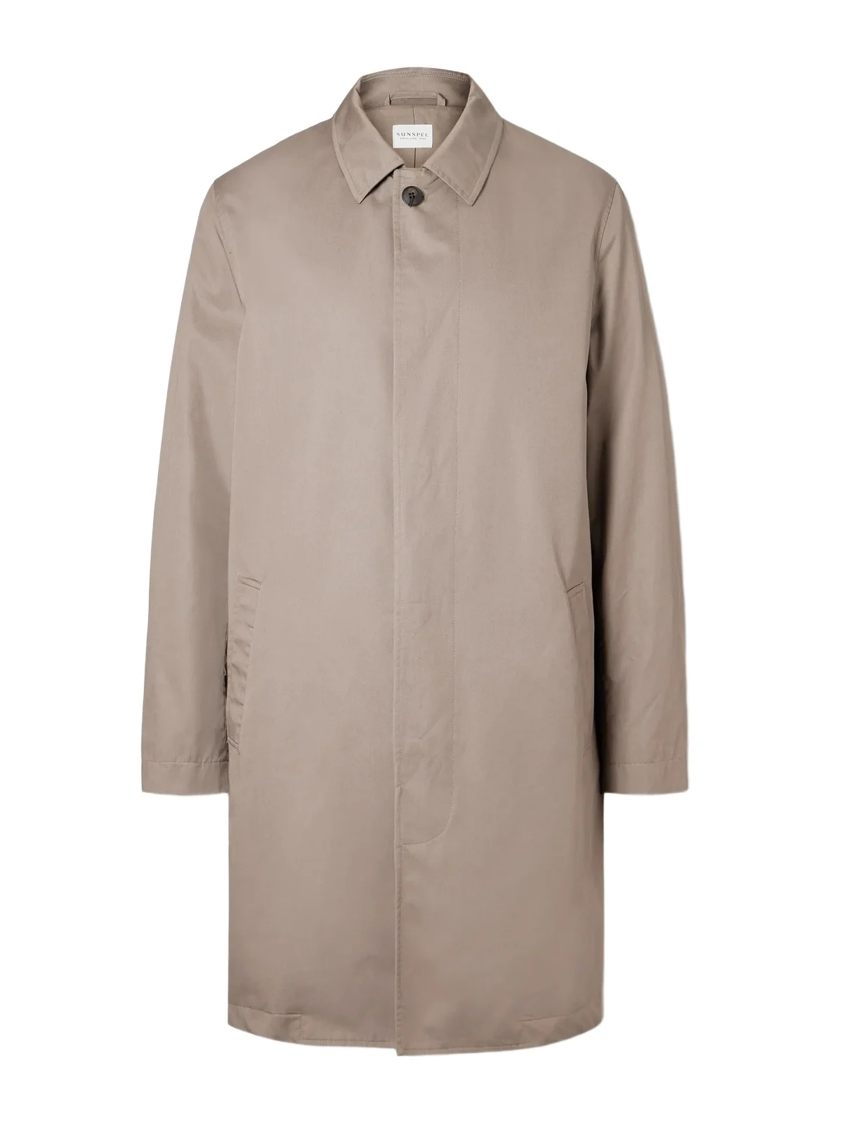 Cotton-Shell Raincoat - Men