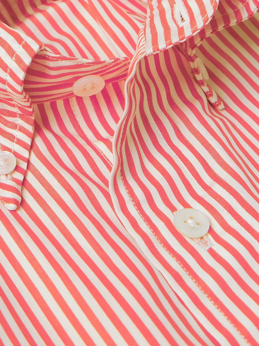 Drake's Slim-Fit Button-Down Collar Striped Cotton-Poplin Shirt - Men | Thumbnail 5 Drake's Slim-Fit Button-Down Collar Striped Cotton-Poplin Shirt - Men | Thumbnail 5