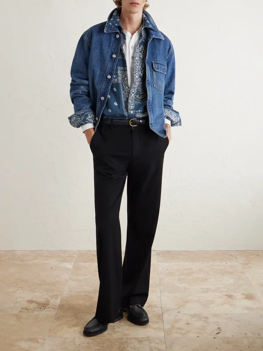 KAPITAL Bandana-Print Cotton Shirt - Men | Thumbnail 2