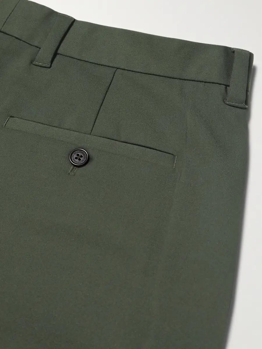 NN07 Paw 1089 Straight-Leg Cotton-Blend Twill Trousers - Men | Thumbnail 5