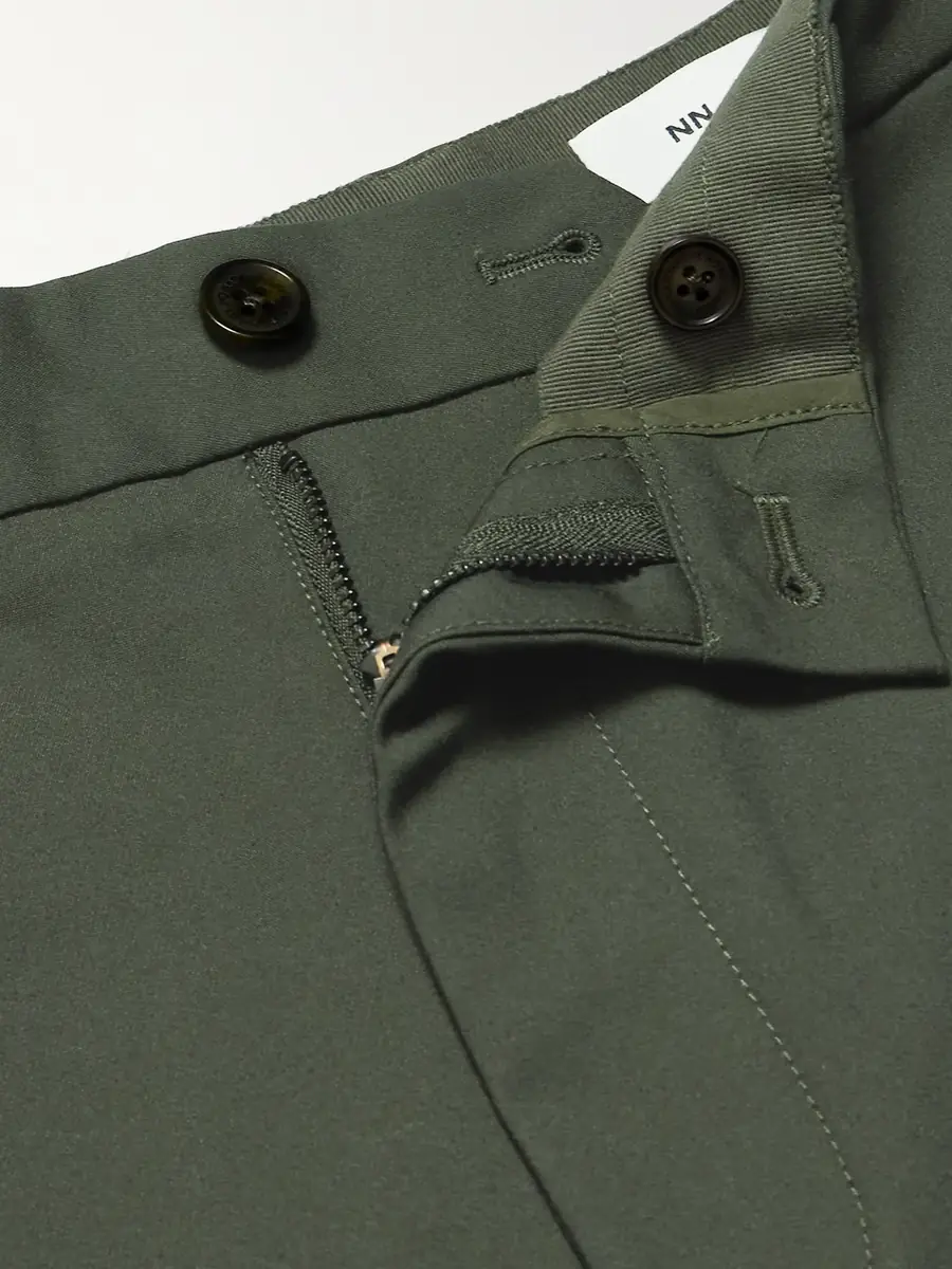NN07 Paw 1089 Straight-Leg Cotton-Blend Twill Trousers - Men | Thumbnail 6