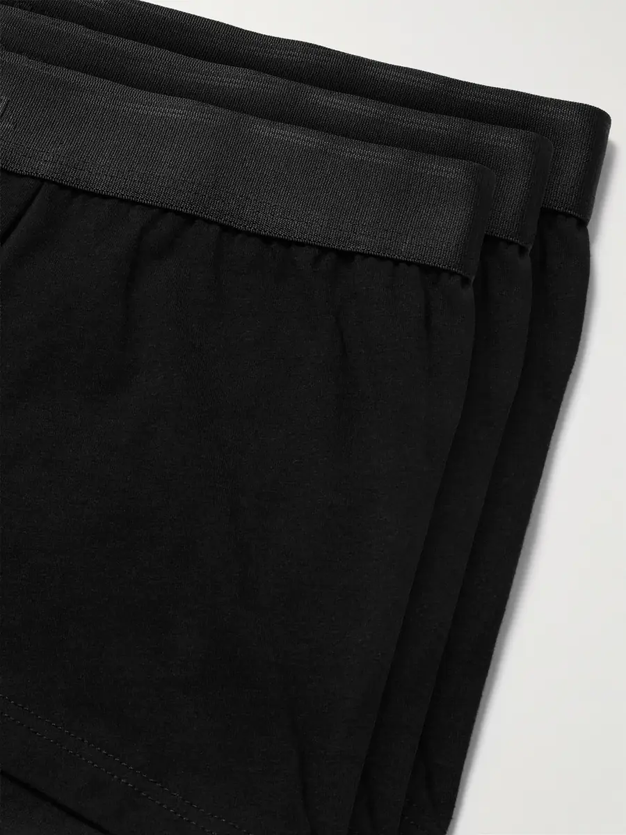 Sunspel Three-Pack Stretch-Cotton Boxer Briefs - Men | Thumbnail 2