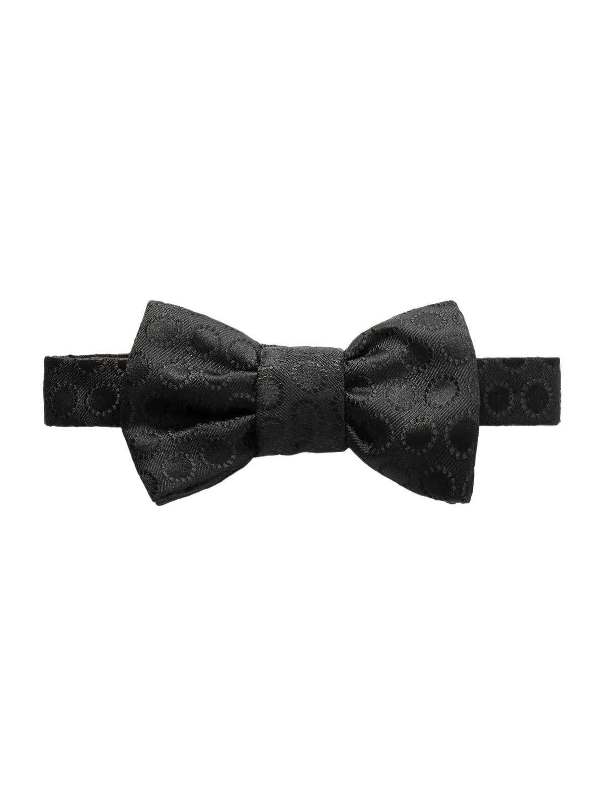 Pre-Tied Embroidered Silk Bow Tie - Men