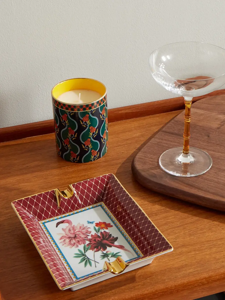 La DoubleJ + Beto Val Gold-plated Porcelain Ashtray | Thumbnail 2 La DoubleJ + Beto Val Gold-plated Porcelain Ashtray | Thumbnail 2