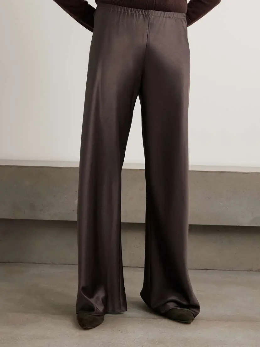 La Ligne Colby Satin Wide-leg Pants | Thumbnail 3