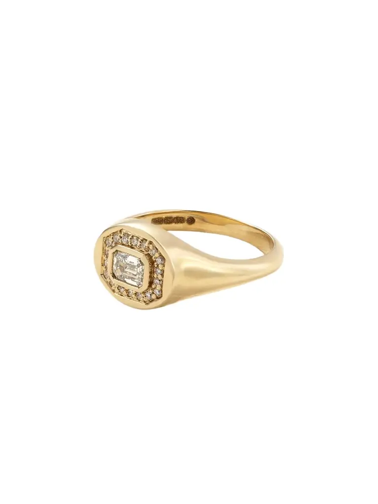 The Essential Splurge 14-karat Gold Diamond Pinky Ring The Essential Splurge 14-karat Gold Diamond Pinky Ring