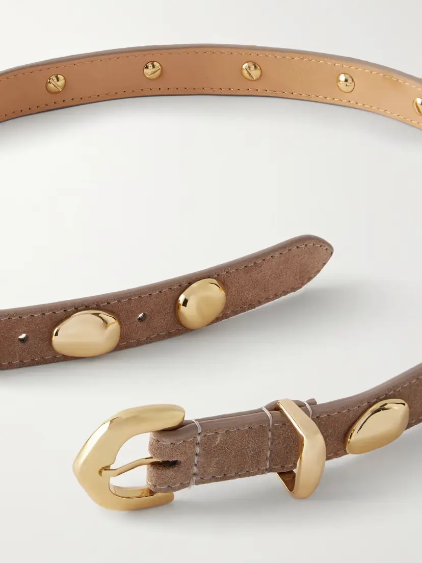 AMANU The Vaal Studded Suede Belt | Thumbnail 3