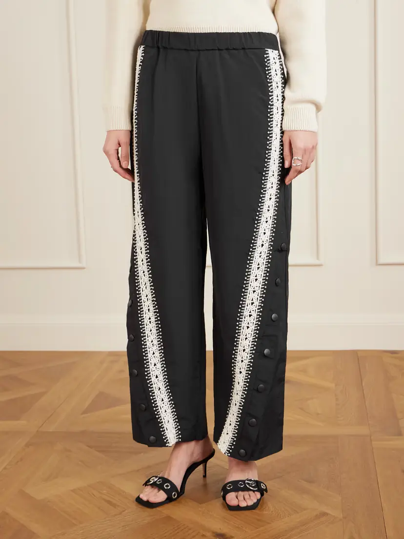Sea Alberta Embellished Shell Track Pants | Thumbnail 3