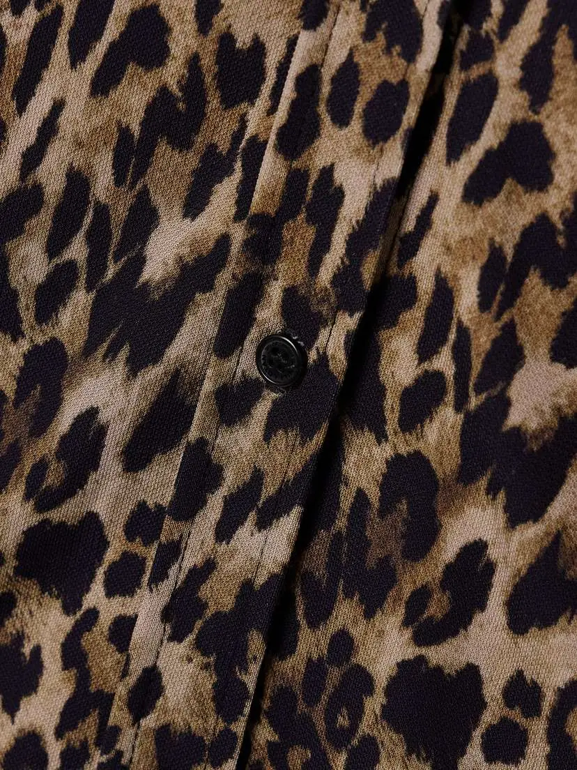 Nili Lotan Celestine Leopard-print Crepe Shirt | Thumbnail 5 Nili Lotan Celestine Leopard-print Crepe Shirt | Thumbnail 5