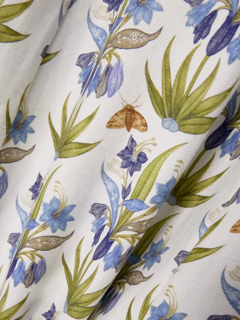 Emporio Sirenuse Azzurra Celestine Open-back Floral-print Linen And Cotton-blend Midi Dress | Thumbnail 4 Emporio Sirenuse Azzurra Celestine Open-back Floral-print Linen And Cotton-blend Midi Dress | Thumbnail 4