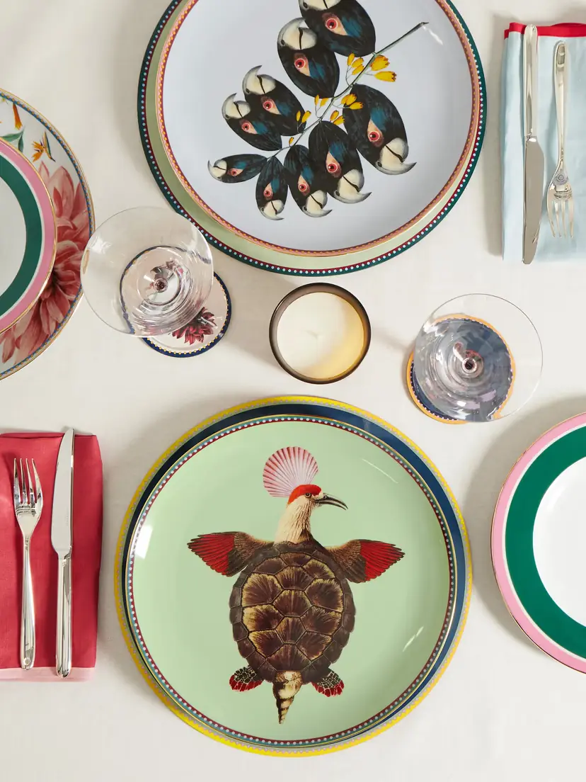 La DoubleJ + Beto Val Gold-plated Porcelain Plate | Thumbnail 2