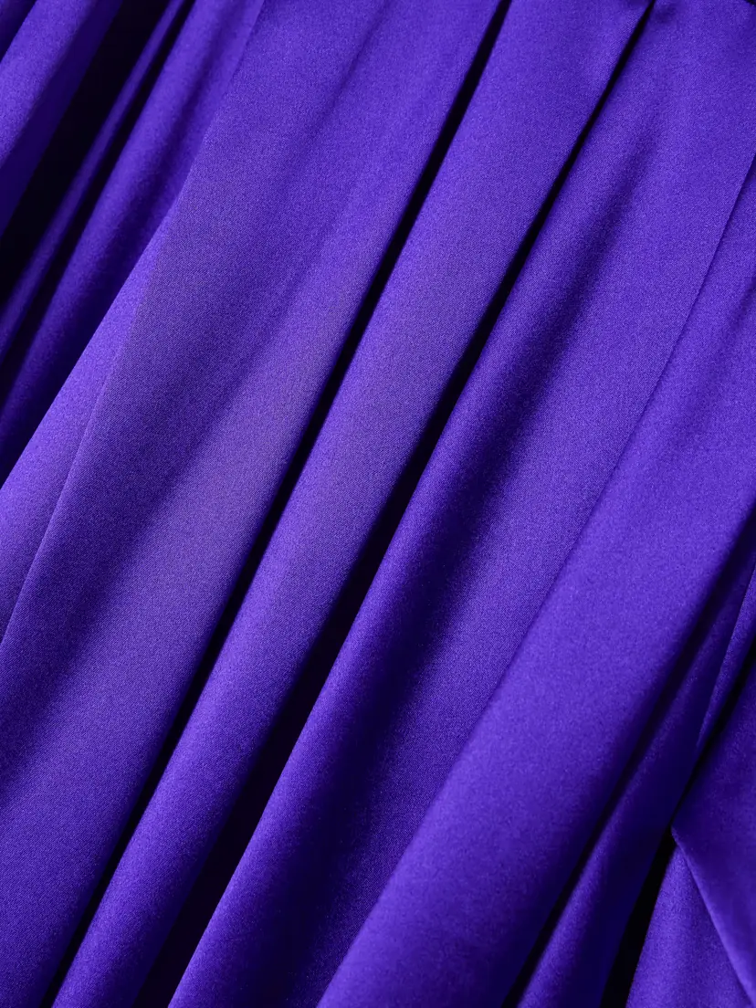 Dries Van Noten Tie-neck Stretch-silk Satin Dress | Thumbnail 5
