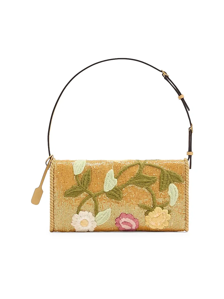 Valentino Women's DeVain Small Embroidered Shoulder Bag | Thumbnail 6 Valentino Women's DeVain Small Embroidered Shoulder Bag | Thumbnail 6