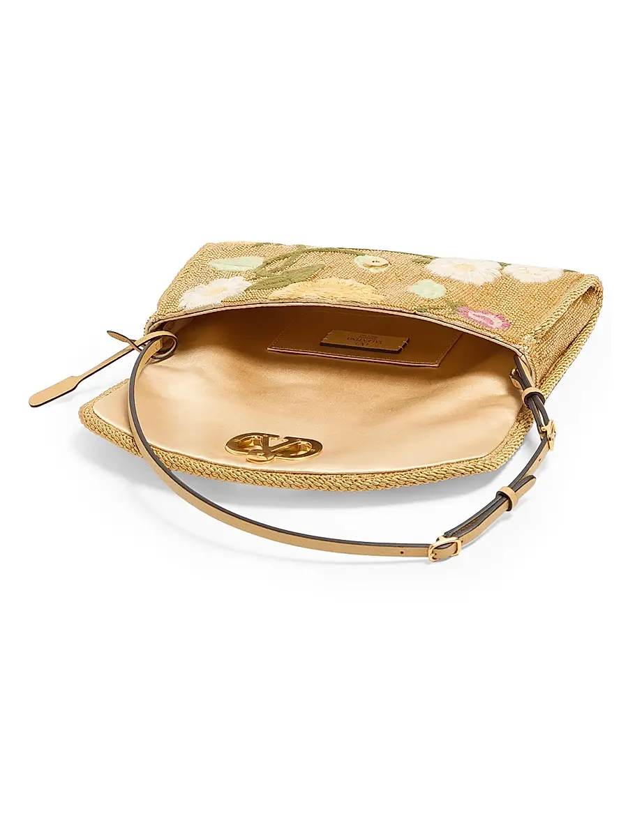 Valentino Women's DeVain Small Embroidered Shoulder Bag | Thumbnail 7 Valentino Women's DeVain Small Embroidered Shoulder Bag | Thumbnail 7