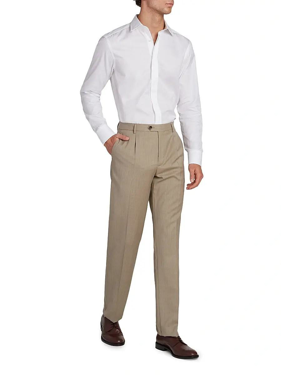 Etro Men's Roma Tonal Paisley Cotton Evening Shirt | Thumbnail 2 Etro Men's Roma Tonal Paisley Cotton Evening Shirt | Thumbnail 2