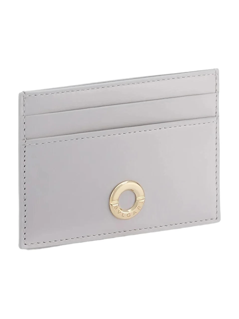 BVLGARI Women's Logo Leather Card Holder
