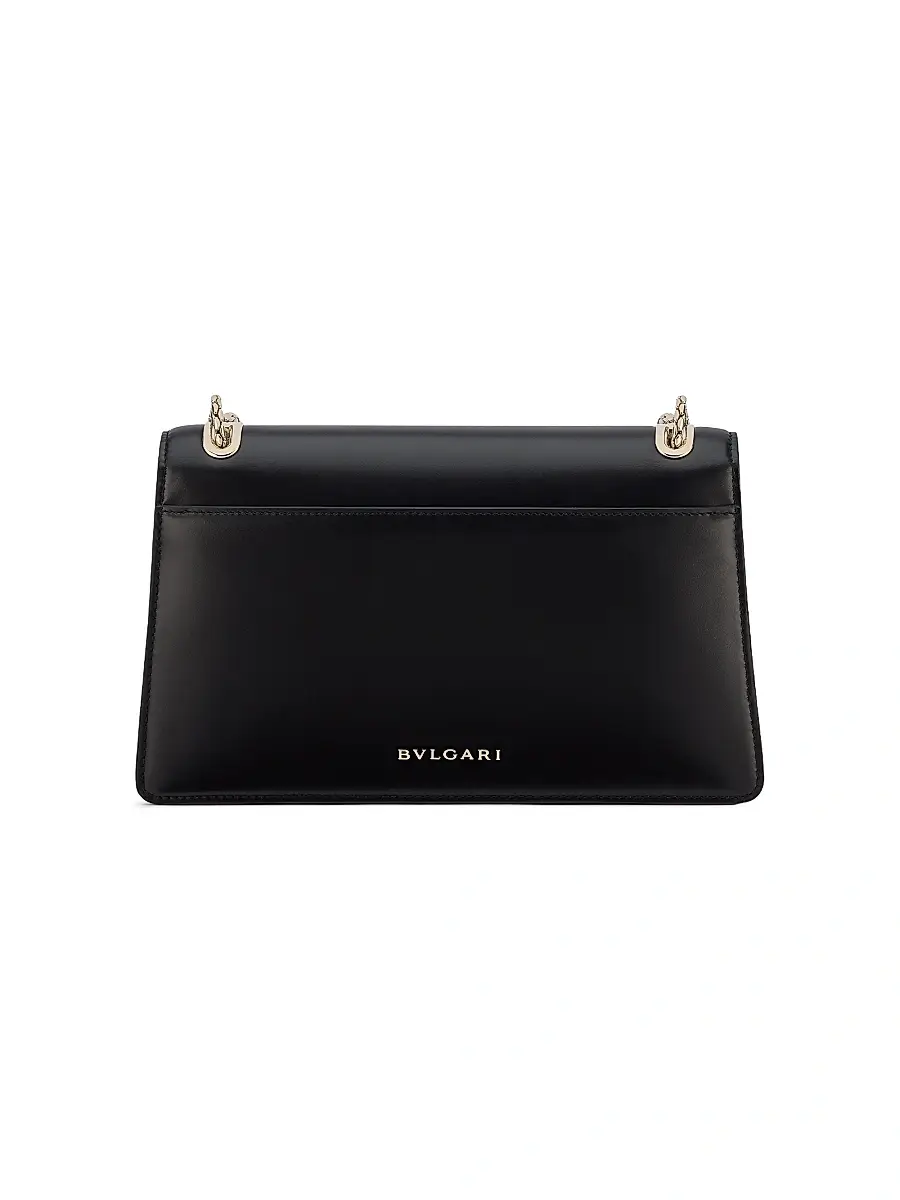 BVLGARI Women's Serpenti Forever Leather Shoulder Bag - Black | Thumbnail 3 BVLGARI Women's Serpenti Forever Leather Shoulder Bag - Black | Thumbnail 3