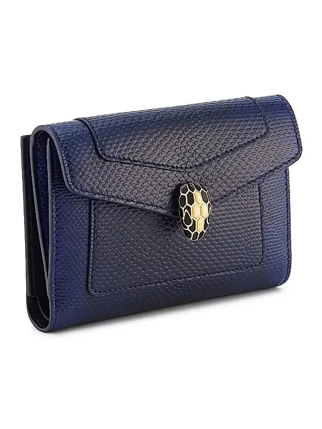 Women's Serpenti Forever Embossed Leather Pochette