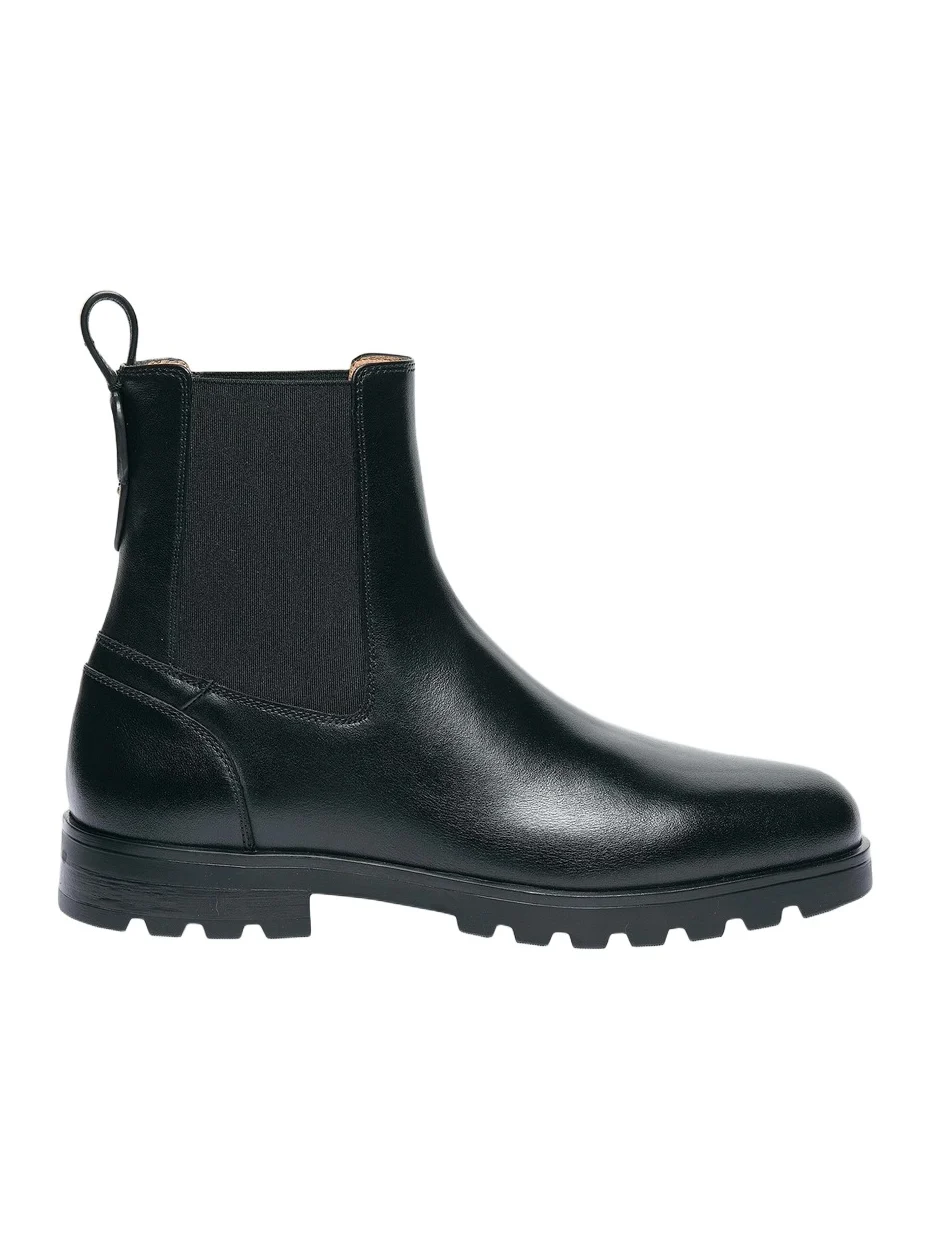Women's Jean Leather Chelsea Booties Women's Jean Leather Chelsea Booties
