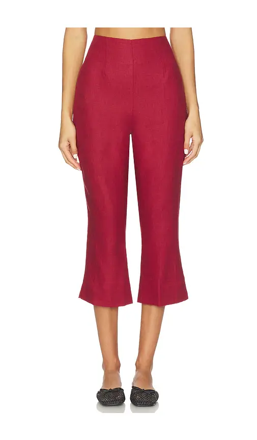 Faithfull Valeria Capri Pant | Image 1 Faithfull Valeria Capri Pant | Image 1