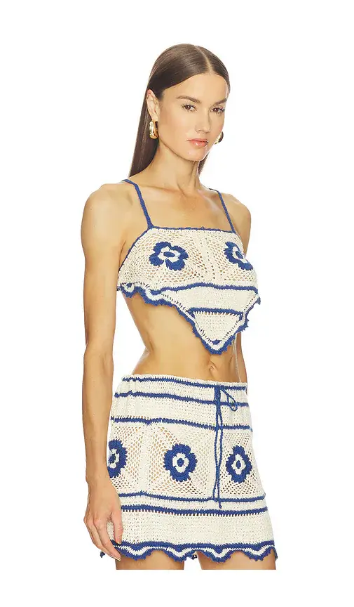 Agua Bendita Melissa Crop Top | Thumbnail 2 Agua Bendita Melissa Crop Top | Thumbnail 2