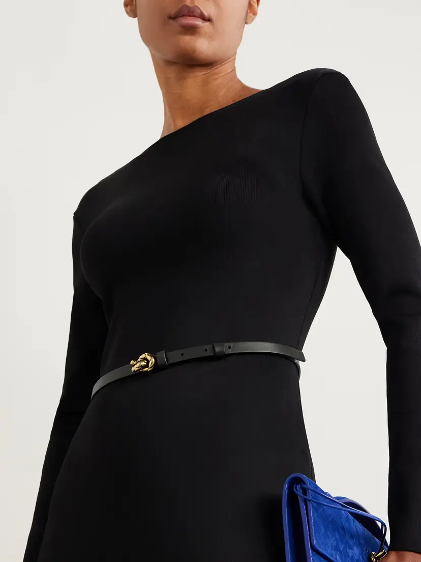 Bottega Veneta Knot Embellished Leather Belt | Thumbnail 2