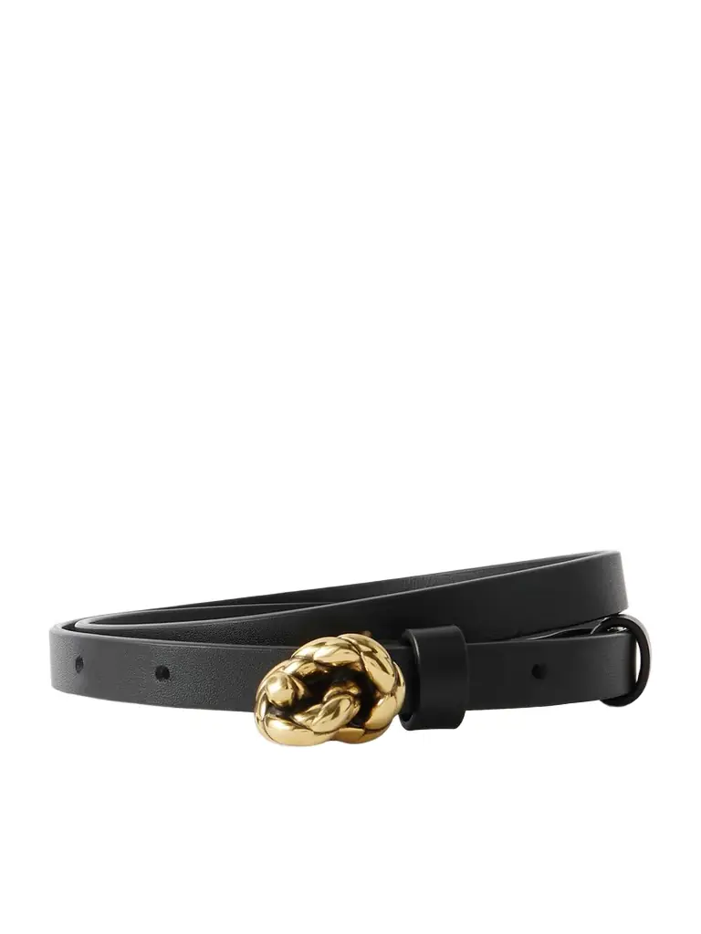Bottega Veneta Knot Embellished Leather Belt | Image 1 Bottega Veneta Knot Embellished Leather Belt | Image 1