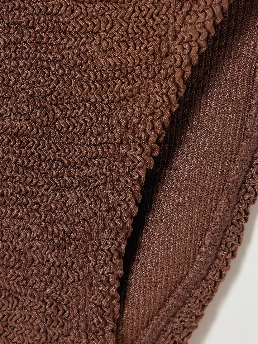 Hunza G Sandy Original Crinkle™ Halterneck Swimsuit | Thumbnail 4 Hunza G Sandy Original Crinkle™ Halterneck Swimsuit | Thumbnail 4