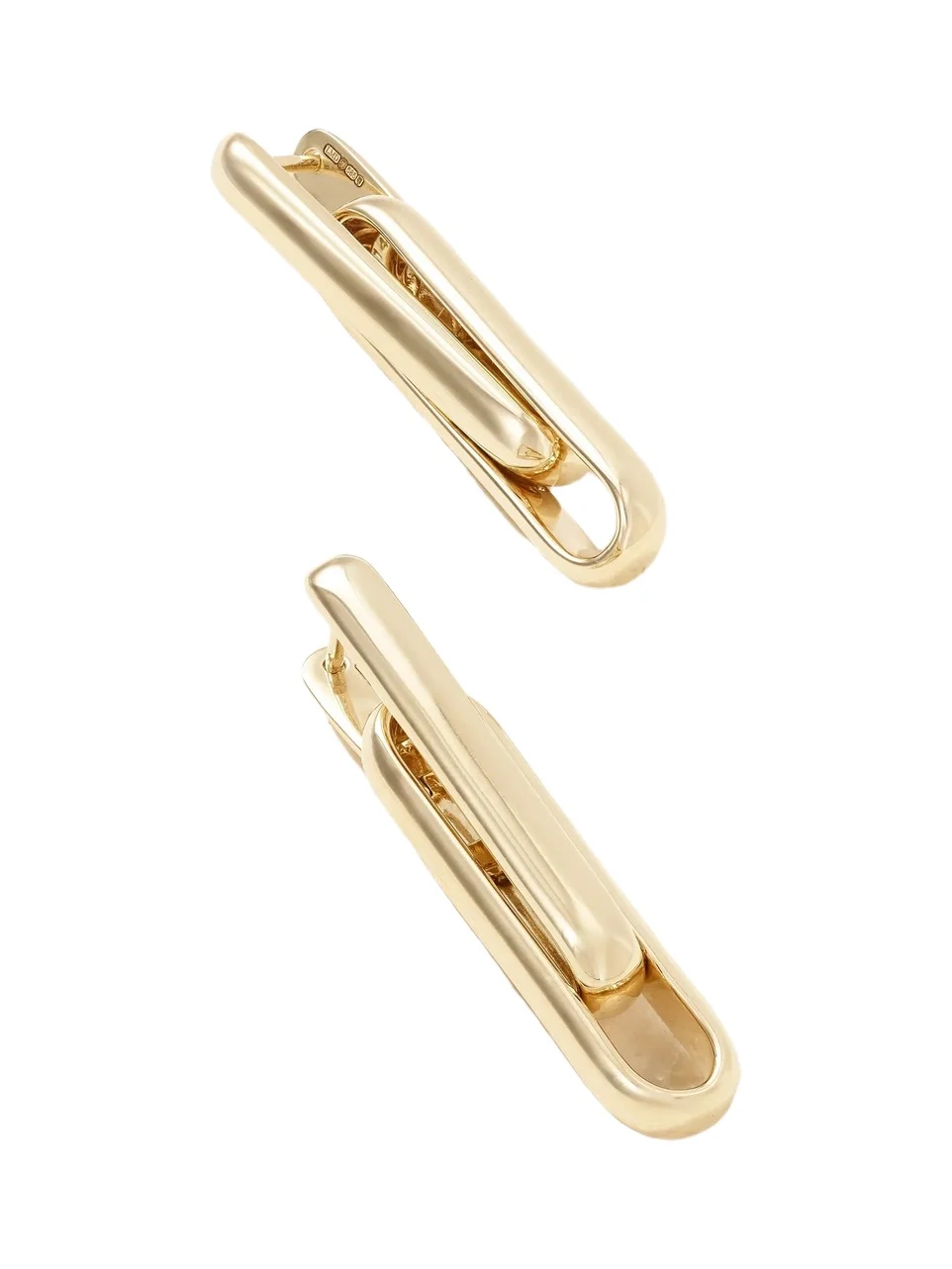 Lucy Delius Stirrup 14-karat Gold Earrings