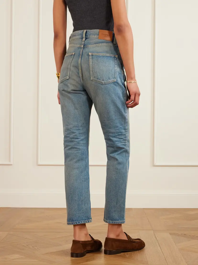 Saint Laurent High-rise Slim-leg Jeans | Thumbnail 4
