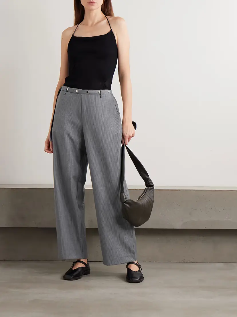 Deiji Studios Fine Knot Recycled Ribbed-knit Halterneck Top | Thumbnail 2