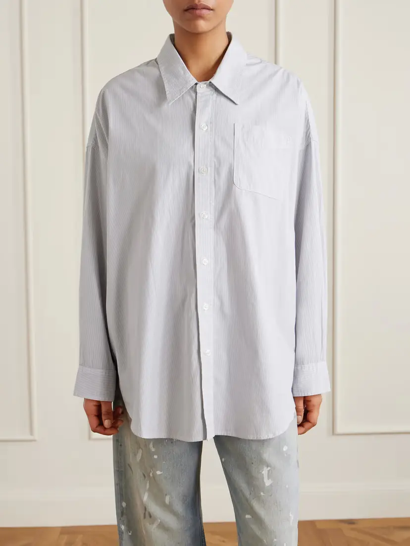 R13 Oversized Striped Washed-cotton Oxford Shirt | Thumbnail 3 R13 Oversized Striped Washed-cotton Oxford Shirt | Thumbnail 3