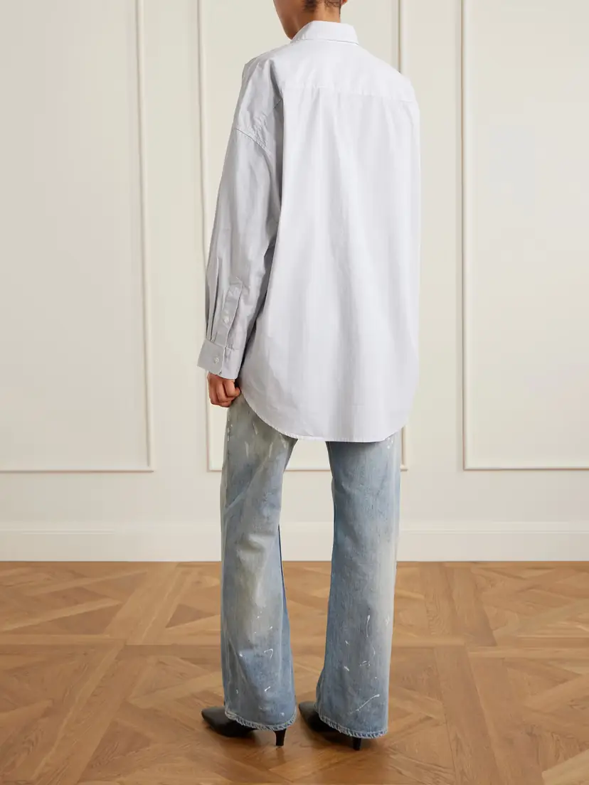 R13 Oversized Striped Washed-cotton Oxford Shirt | Thumbnail 4 R13 Oversized Striped Washed-cotton Oxford Shirt | Thumbnail 4