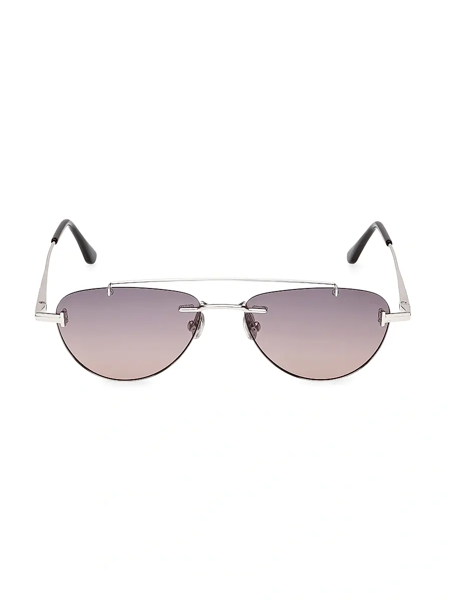 Tom Ford Women's Astor 55MM Geometric Aviator Sunglasses | Thumbnail 2 Tom Ford Women's Astor 55MM Geometric Aviator Sunglasses | Thumbnail 2