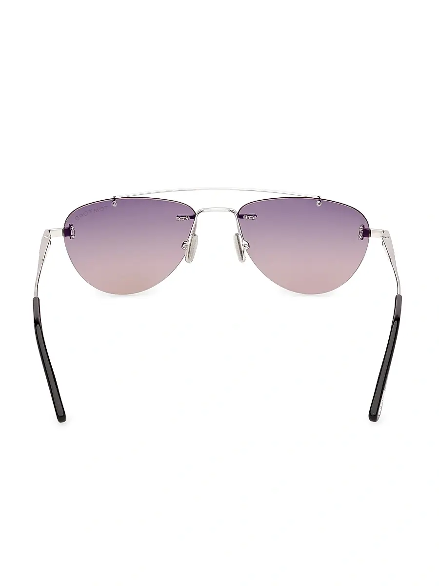 Tom Ford Women's Astor 55MM Geometric Aviator Sunglasses | Thumbnail 5 Tom Ford Women's Astor 55MM Geometric Aviator Sunglasses | Thumbnail 5