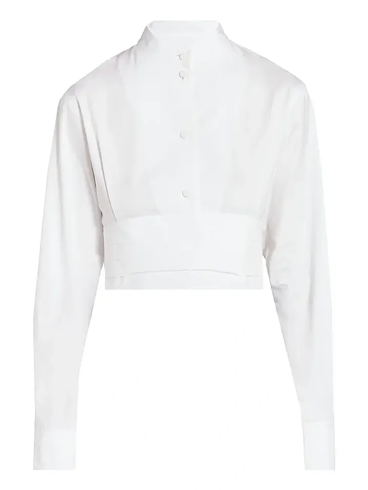 Women's Cumberbund Cotton Shirt Women's Cumberbund Cotton Shirt