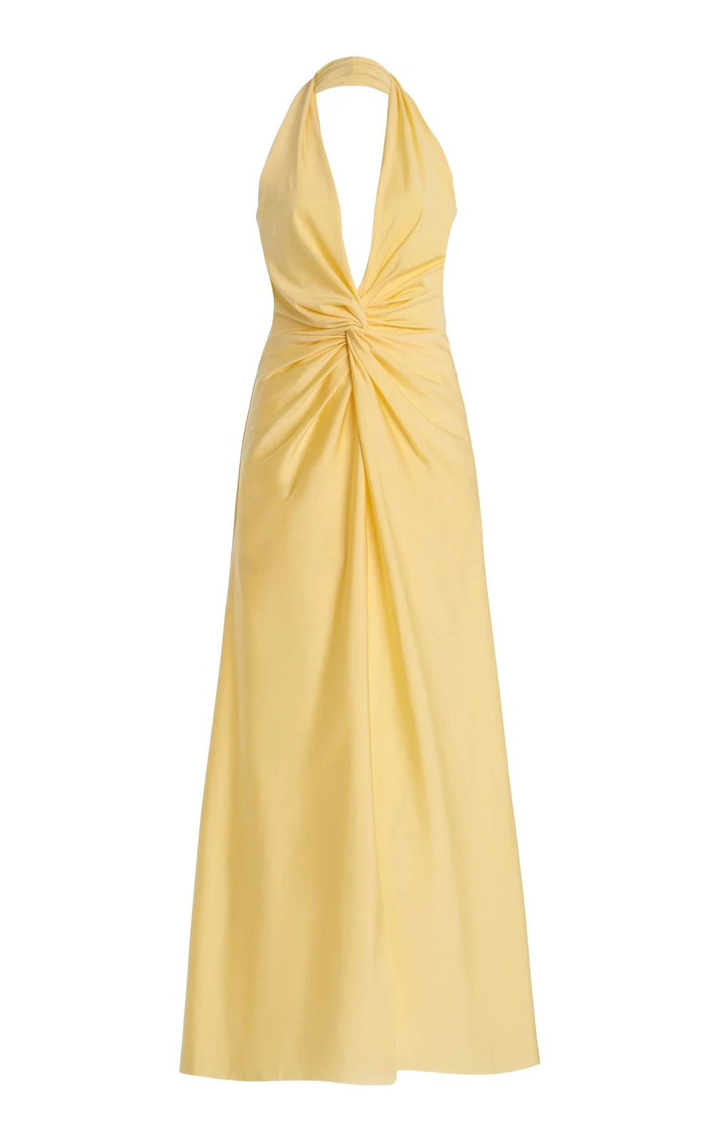 ANDRES OTALORA Exclusive Mendra Jersey Maxi Halter Dress
