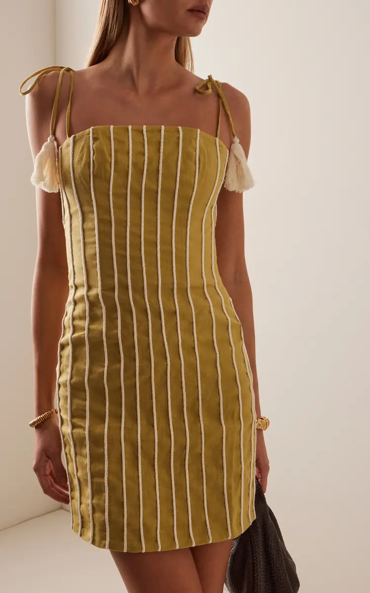 ANDRES OTALORA Exclusive Postales Linen Mini Dress | Thumbnail 2 ANDRES OTALORA Exclusive Postales Linen Mini Dress | Thumbnail 2