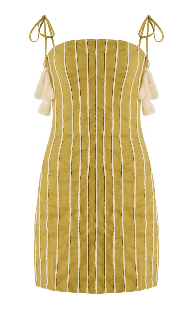 ANDRES OTALORA Exclusive Postales Linen Mini Dress | Thumbnail 6 ANDRES OTALORA Exclusive Postales Linen Mini Dress | Thumbnail 6