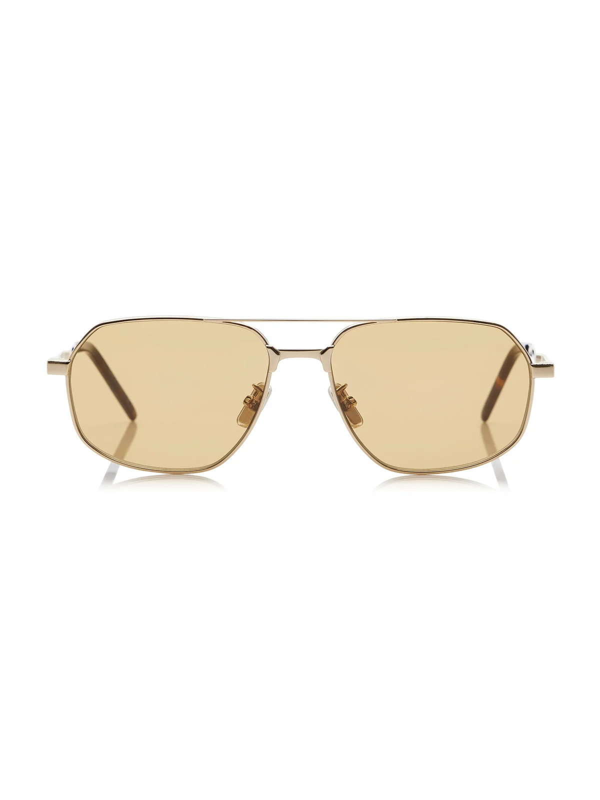 Givenchy One Aviator-Frame Metal Sunglasses