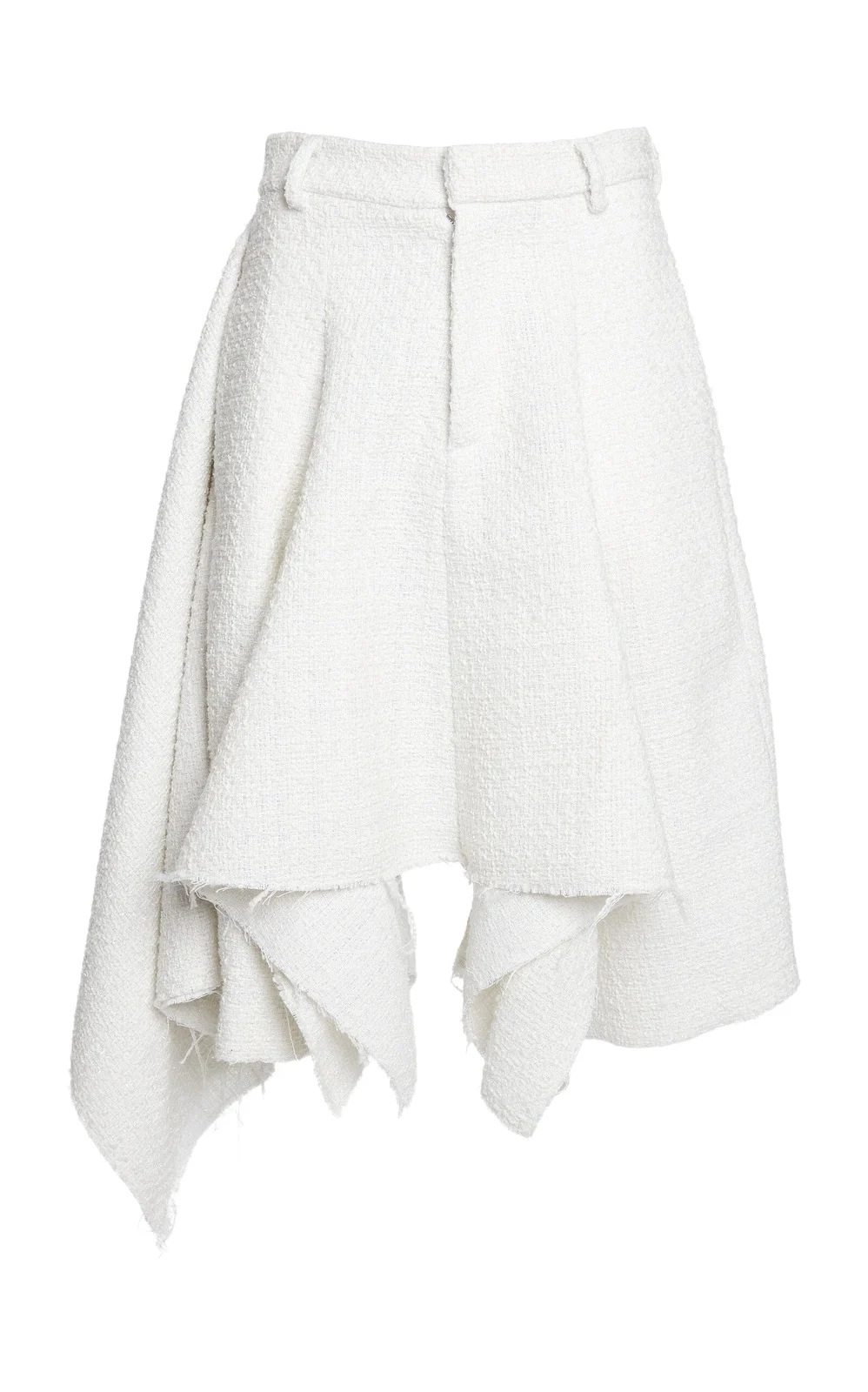 Niccolò Pasqualetti Nave Bouclé Tweed Midi Skort