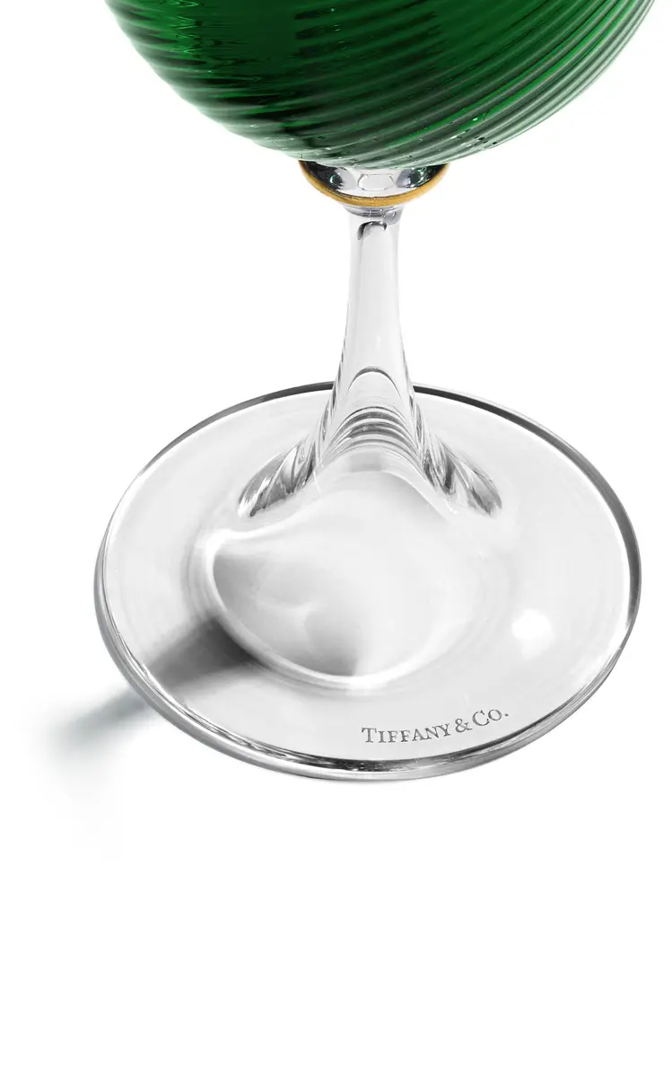 Tiffany & Co. Exclusive Twist Red Wine Crystal Glass | Thumbnail 3