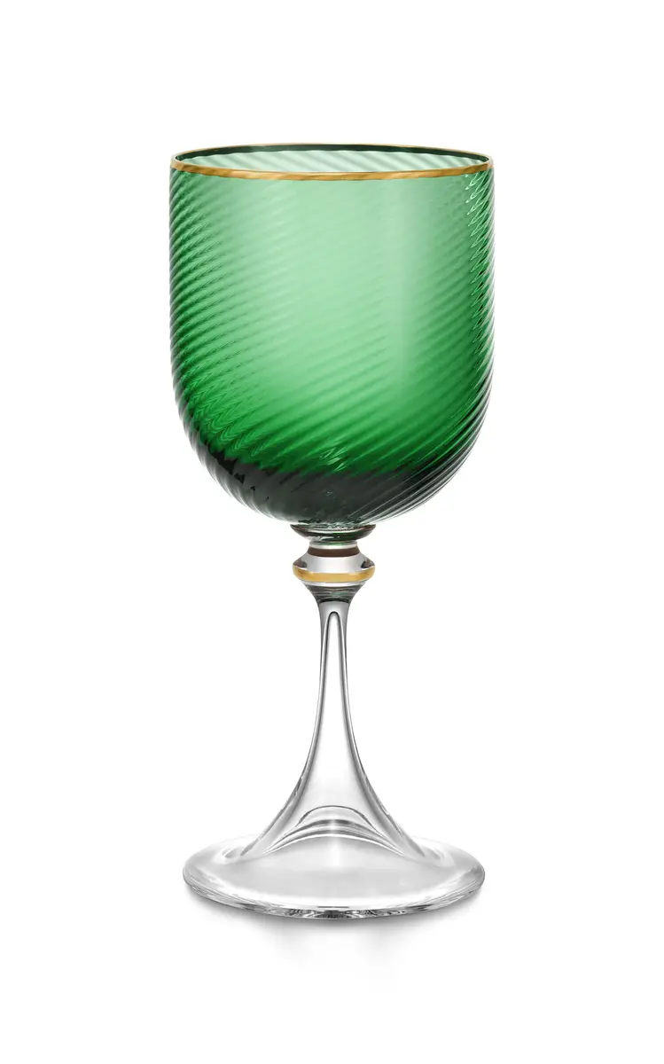 Tiffany & Co. Exclusive Twist Red Wine Crystal Glass | Thumbnail 4
